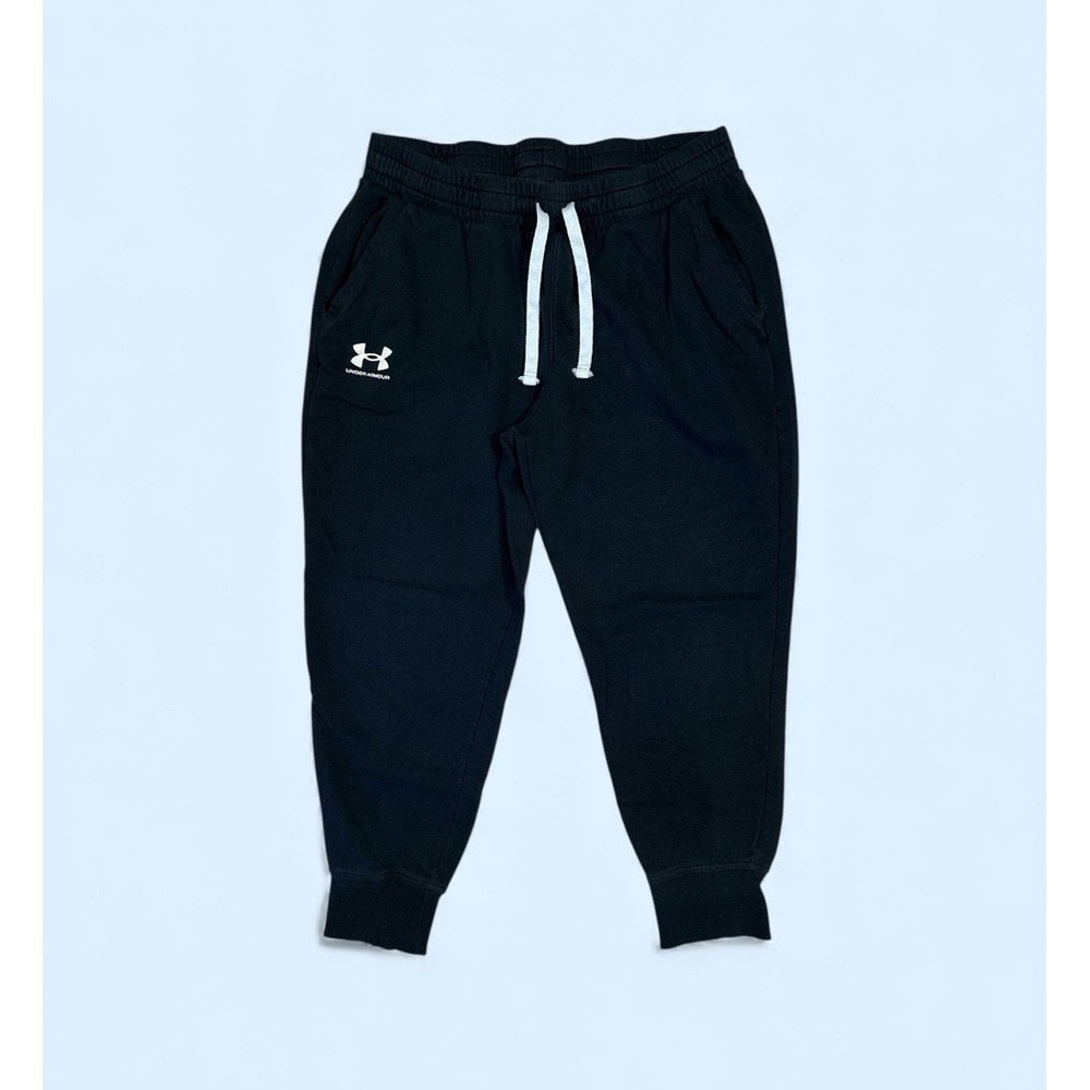 UNDER ARMOUR JOGGERS MENS XL BLACK 24 INSEAM